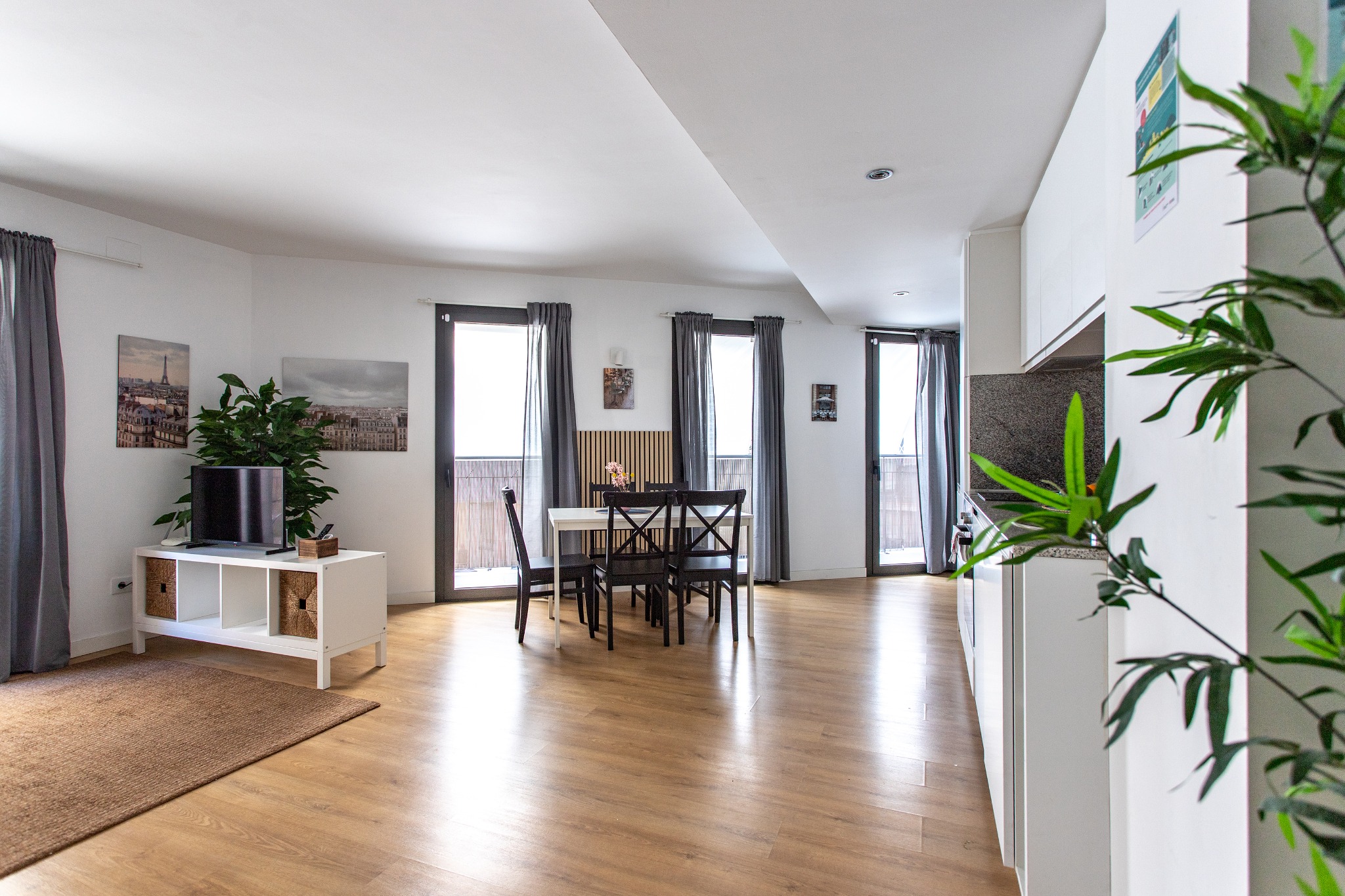 Modern recovery apartment living space